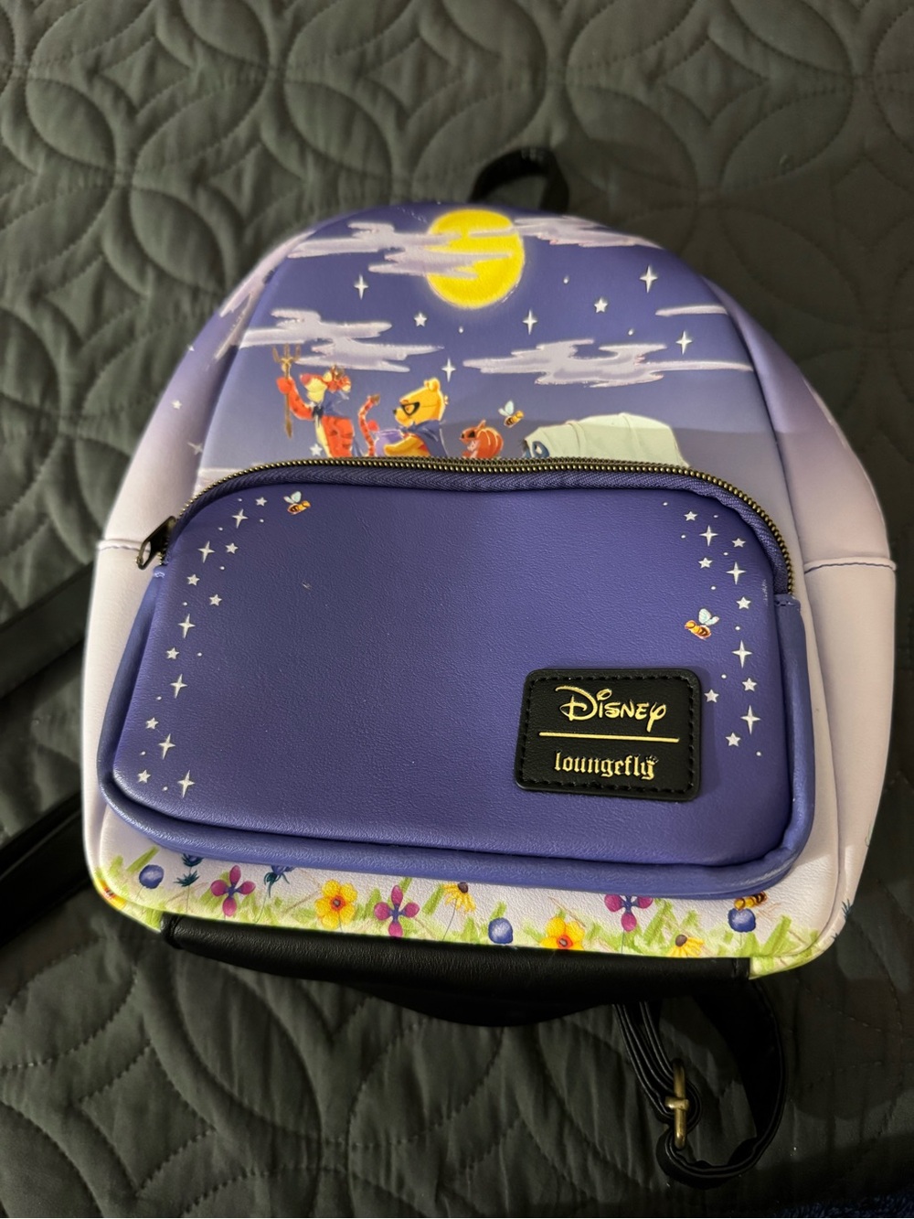Loungefly  Purple Winnie the Pooh Night Sky Mini Backpack